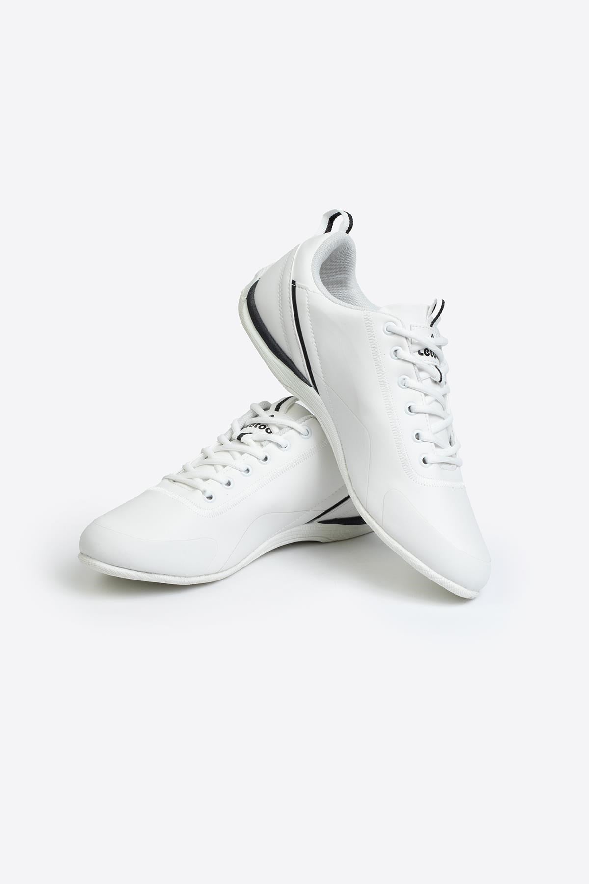 Letoon LTN4006 SoftFlex Hafif Taban Erkek Beyaz Sneaker 