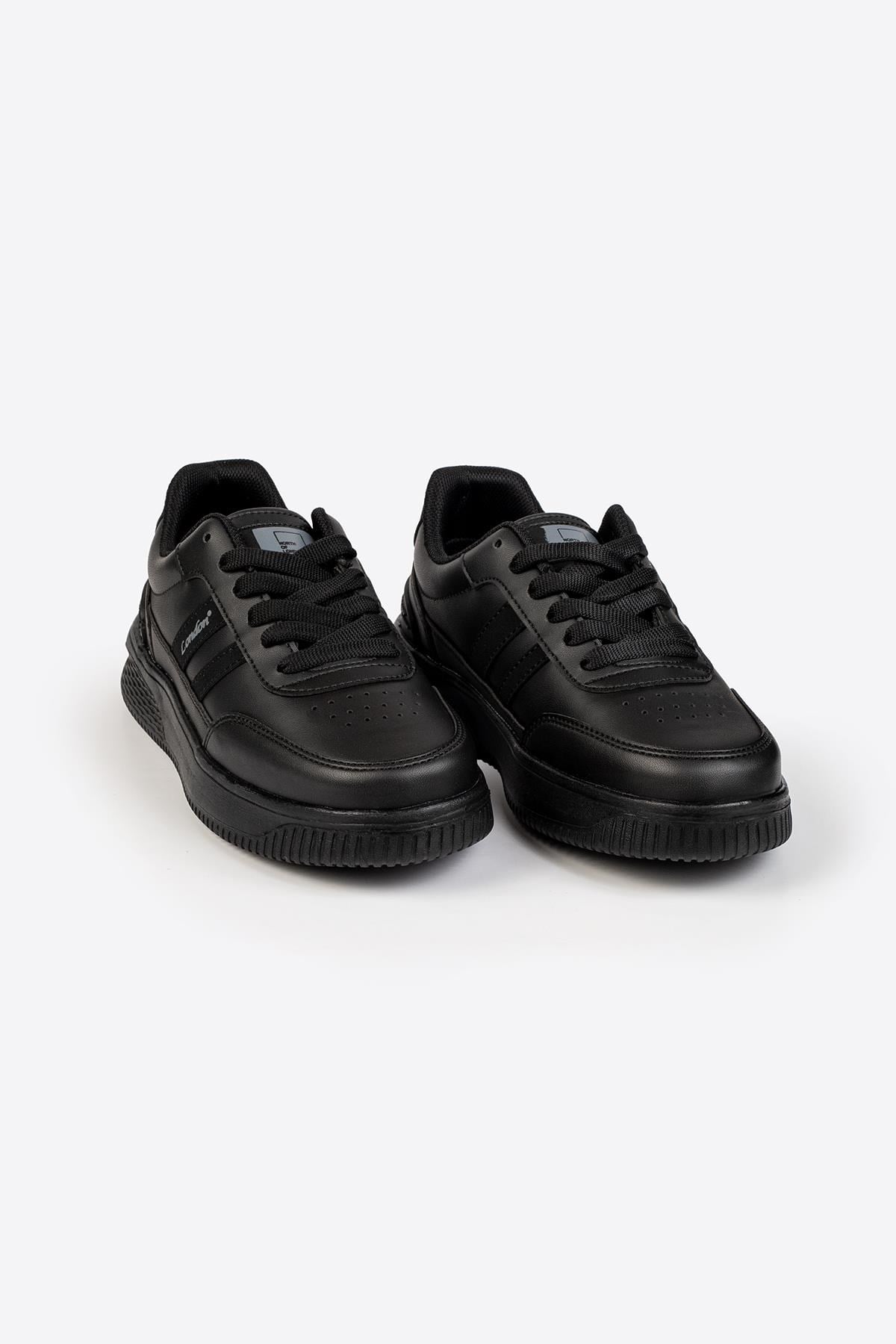 Street Style Siyah Füme Günlük Sneaker