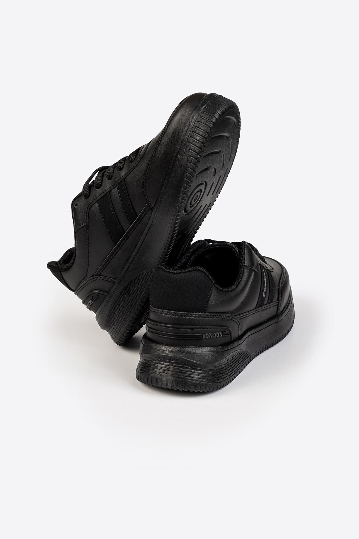 Street Style Siyah Füme Günlük Sneaker