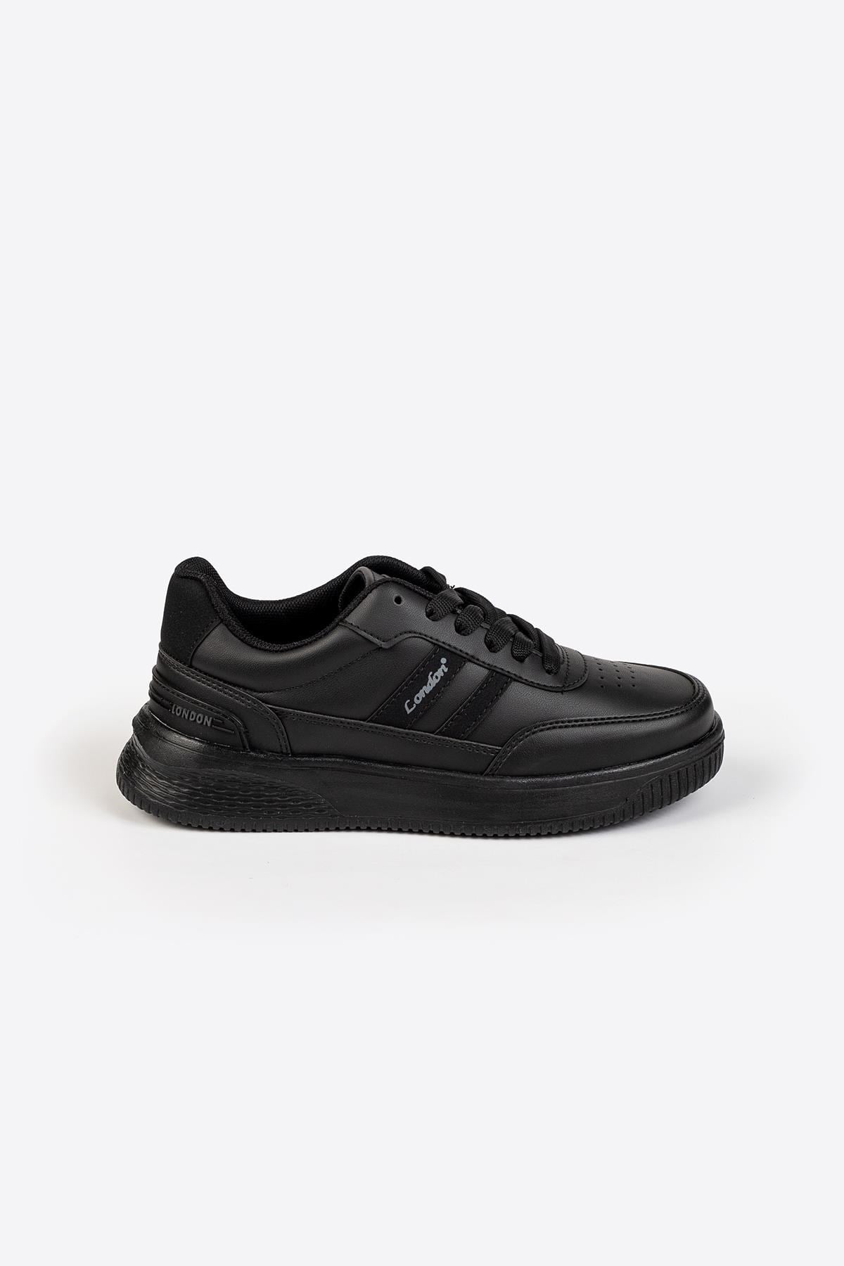 Street Style Siyah Füme Günlük Sneaker