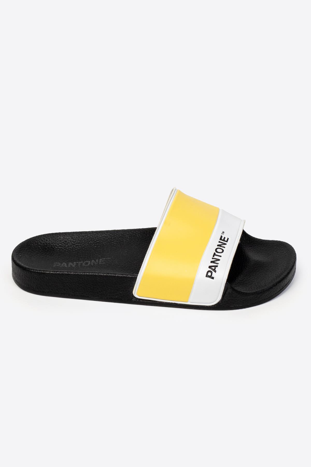 Letoon LTN-PL Tek Bantlı Baskılı Kadın Terlik