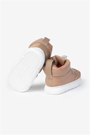 Letoon Kreş Ve Ev Yumuşak Tabanlı Bej Çocuk Bot