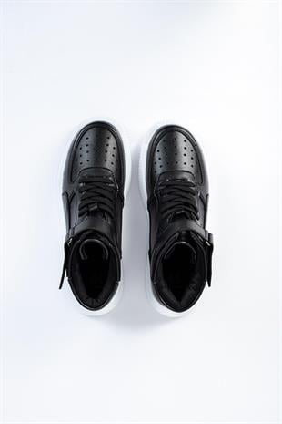 Letoon Leon01 Erkek Siyah Beyaz Bot