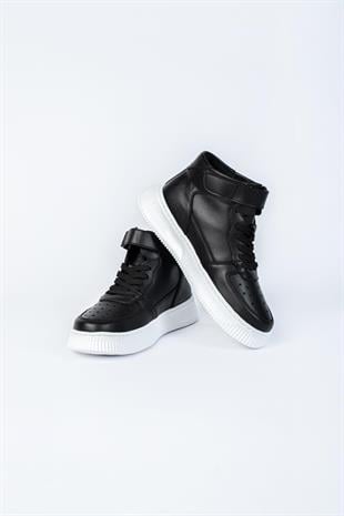 Letoon Leon01 Erkek Siyah Beyaz Bot