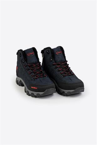 Letoon NKT07-1 Kadın Outdoor Lacivert Kışlık Bot 