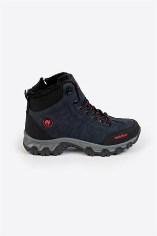 Letoon NKT07-1 Kadın Outdoor Lacivert Kışlık Bot 