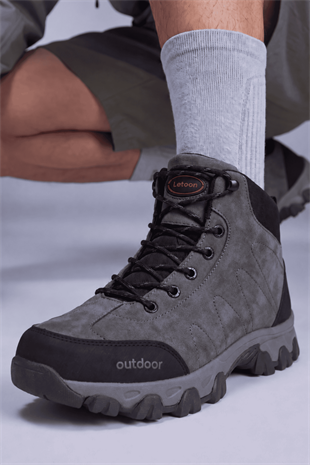 Letoon NKT07 Erkek Füme Trekking Bot
