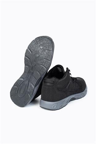 Letoon Obua Erkek Siyah Spor Tabanlı Bilek Bot