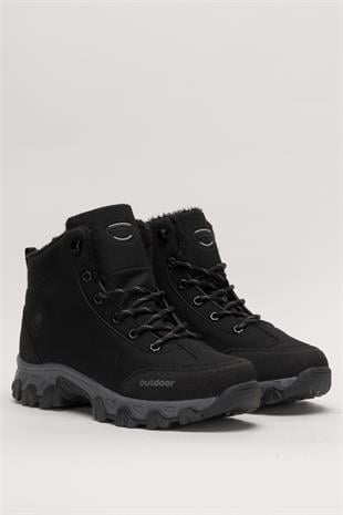 Unisex Outdoor Trekking ve Günlük Kullanım Botu SİYAH FÜME