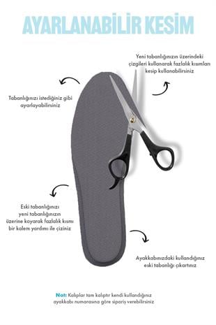 Letoon Keçe Unisex Füme Renk Kışlık Tabanlık