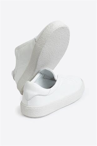 Erkek Deri Ayakkabı BEYAZ