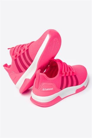 Letoon 2104 Fuşya Renk Kadın Günlük Spor Ayakkabı