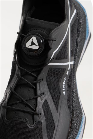 Hafif, Ortopedik Tabanlı, TPU Saya, Nefes Alabilir Siyah Günlük Ayakkabı 