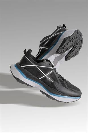 Hafif, Ortopedik Tabanlı, TPU Saya, Nefes Alabilir Siyah Günlük Ayakkabı 