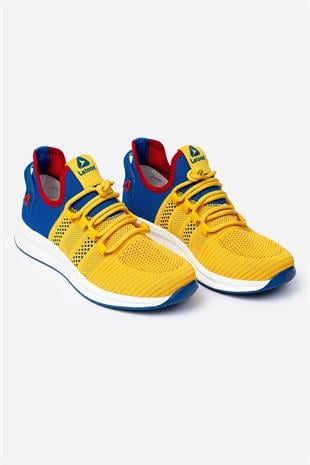 Letoon 2103 Unisex Mavi Sarı Spor Ayakkabı