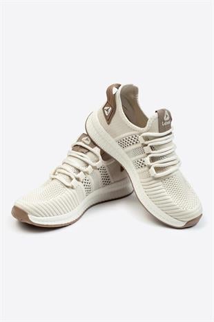 Letoon 2103 Unisex Krem Spor Ayakkabı