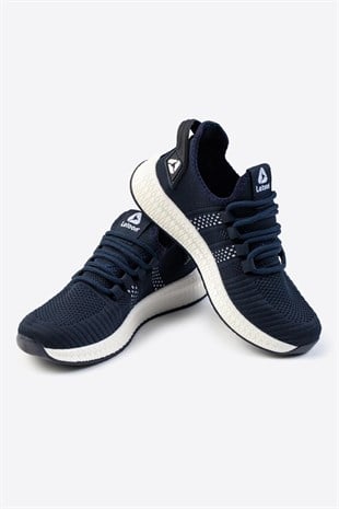 Letoon 2103 Unisex Pudra Lacivert Turkuaz Spor Ayakkabı