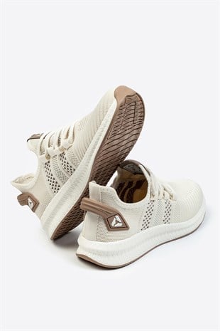 Letoon 2103 Unisex Krem Spor Ayakkabı
