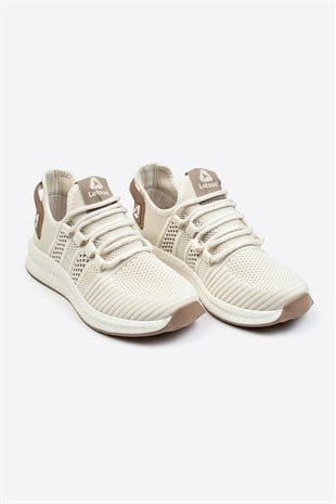 Letoon 2103 Unisex Krem Spor Ayakkabı