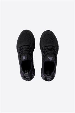 Letoon 2103 Unisex Siyah Mor Spor Ayakkabı