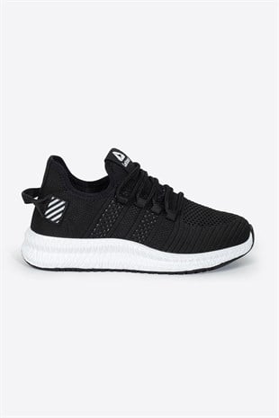 Letoon 2103 Unisex Siyah Beyaz Spor AyakkabıLetoon 2103 Unisex Siyah Beyaz Spor Ayakkabı