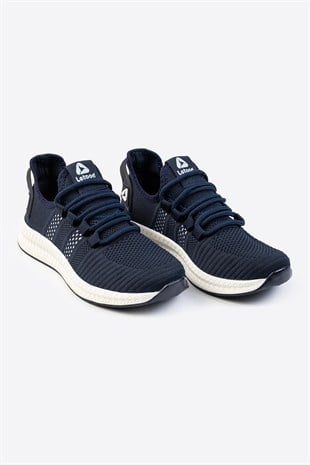Letoon 2103 Unisex Pudra Lacivert Turkuaz Spor Ayakkabı