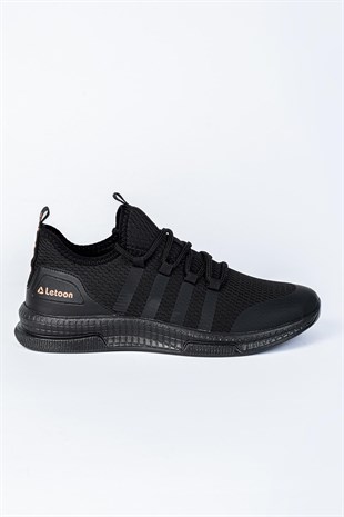 Letoon 2104 Unisex Siyah Spor Ayakkabı
