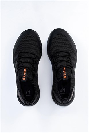 Letoon 2104 Unisex Siyah Spor Ayakkabı