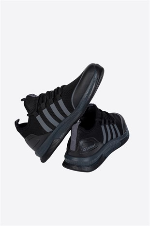 Letoon 2104 Unisex Siyah Füme Spor Ayakkabı