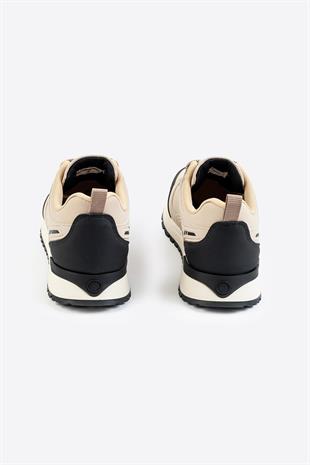 Letoon Cyrax Erkek Baskılı Bej Spor Ayakkabı