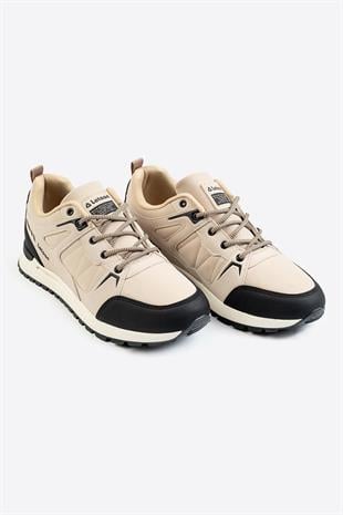 Letoon Cyrax Erkek Baskılı Bej Spor Ayakkabı