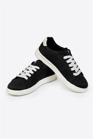 Letoon Eflatun Kadın Siyah Renk Günlük Spor Ayakkabı