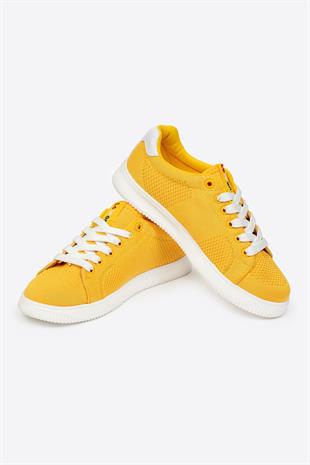 Letoon Eflatun Kadın Sarı Renk Günlük Spor Ayakkabı