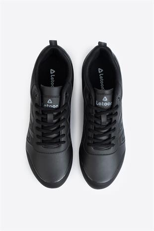 Letoon Erkek Siyah Spor Ayakkabı - LTN4009 