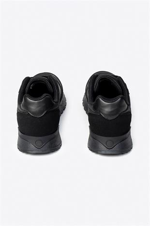 Letoon JAG10 Erkek Siyah Baskılı Günlük Spor Ayakkabı