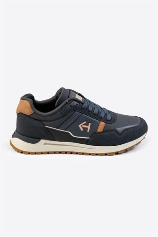 Letoon Logo Baskılı Erkek Premium Füme Sneaker 