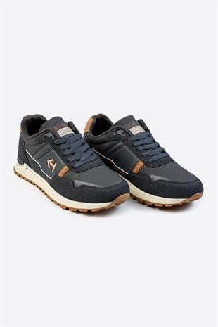 Letoon Logo Baskılı Erkek Premium Füme Sneaker 
