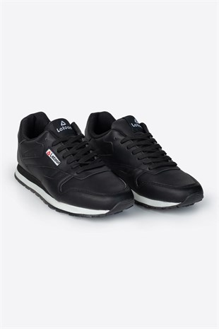 Letoon LTN-MARATON Unisex Siyah Beyaz Spor Ayakkabı