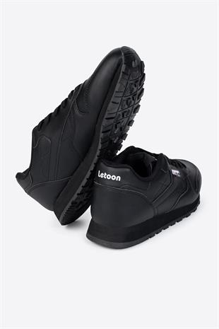 Letoon LTN-MARATON Unisex Siyah Spor Ayakkabı
