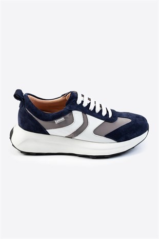 Letoon LTN-S01 Deri Lacivert Erkek Sneaker 