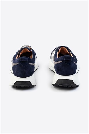 Letoon LTN-S01 Deri Lacivert Erkek Sneaker 