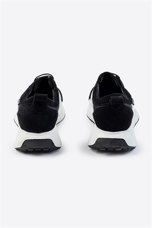 Letoon LTN-S01 Deri Siyah Erkek Sneaker