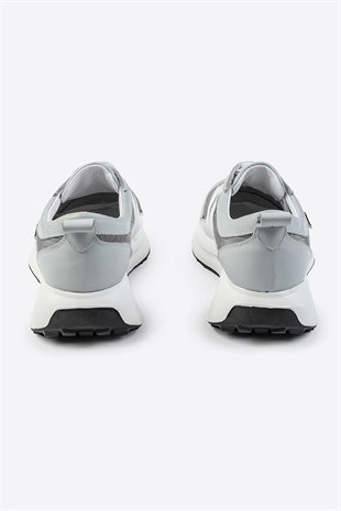 Letoon LTN-S01 Deri Gri Erkek Sneaker 
