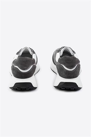 Letoon LTN-S03 Deri Gri Erkek Sneaker