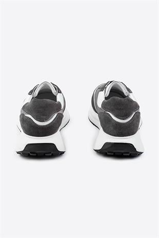 Letoon LTN-S03 Deri Gri Erkek Sneaker