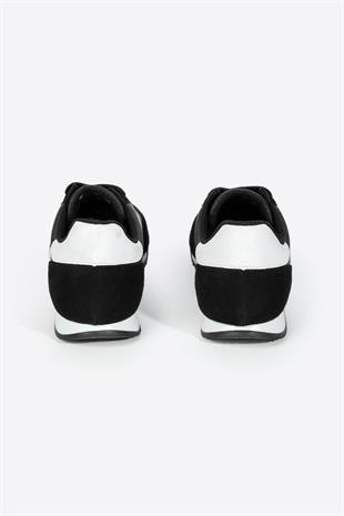 Letoon LTN06NEW Siyah Beyaz Gunluk Spor Ayakkabı