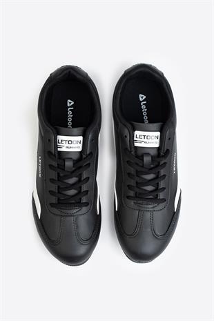 Letoon LTN4002 UrbanLine Erkek Siyah Beyaz Spor Ayakkabı