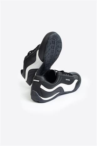 Letoon LTN4002 UrbanLine Erkek Siyah Beyaz Spor Ayakkabı