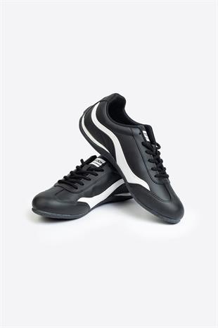 Letoon LTN4002 UrbanLine Erkek Siyah Beyaz Spor Ayakkabı