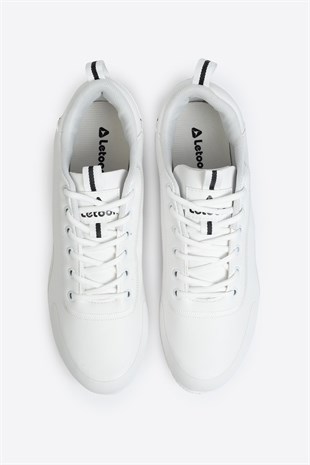 Letoon LTN4006 SoftFlex Hafif Taban Erkek Beyaz Sneaker 